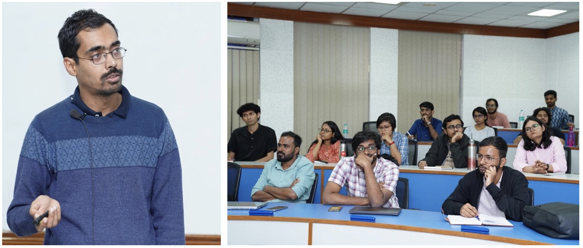 Archisman Mitra, Researcher – Water Resource Economics, International Water Management Institute (IWMI), delivered a talk on ‘Bundled agricultural insurance products – results from a discrete choice experiment in Bihar, India’, at a seminar organized by Centre for Public Policy, on 16th January 2025.